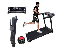 Tapis Roulant FFitness 16 KH/h - 2.5 HP Bluetooth BMI Ammortizzato Elettrico Pieghevole scrivania Salvaspazio Offerta Casa Palestra