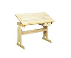 Links, Scrivania "Julia" per bambini, con un cassetto, 108 x 55 cm, natural