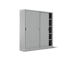 ARMADIO IN METALLO PER UFFICIO ARCHIVIO ARMADI METALLICI ARMADIETTO METALLICO 180x45x200-CONSEGNA 5 GIORNI