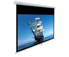 Schermo Proiettore Manuale Instaal Insman (100 Pollici) 200x114cm Formato 16:9 - Tela 2 Metri - Schermo Proiezione Home Cinema 2mt - Telo Proiettore a Molla 200cm - Videoproiezione 2 mt Full HD 4K