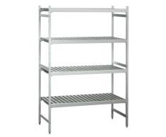 Scaffalatura 4 ripiani per cucine 108x56 cm H180 - Bartscher 603150
