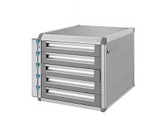 FPigSHS Cassettiera Schedario Armadio Ufficio Armadio archivio Armadio Contenitore Armadio Basso Multifunzione con Serratura 5 Piani Cassetto in Lega di Alluminio Cartella A4 Armadio Ufficio Desktop