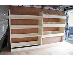 Renault Trafic Swb 2015 + compensato scaffalature scaffali - OS frontali e posteriori.