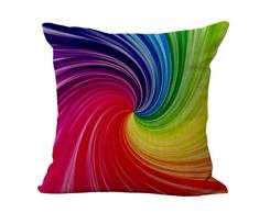 AOTE-C Set di 4 Matite Colorate per Ombrelli Dazzle Car Fodera per Cuscino di Lino Set Completo Cuscino Decorazione per Mobili Divano Decorazione per Ufficio 45Cm*45Cm