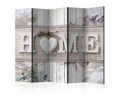 murando Paravento Home Legno 225x172 cm Stampa unilaterale su Tela in TNT Parete Divisoria Interno Separatore Stanza Pieghevole Decorazioni Bianco m-C-0250-z-c