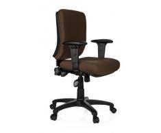 hjh OFFICE Zenit Base Sedia da Ufficio/Poltrona Presidenziale, 100 % Poliestere, Marrone