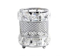 BSTCAR Portapennelli Da Trucco, Organizer Scrivania, Portaspazzole Per Il Trucco Organizzatore In Cristallo, Decorazione Del Desktop