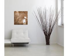 Sigel GL263 Lavagna magnetica di vetro / bacheca di vetro artverum, Design Used-Bronze, 48 x 48 cm