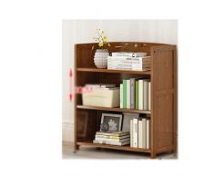 OMTONGXIN Libreria scaffale Scaffali in Legno Industriale Stretta libreria Moderna Moderna, Piccolo Cornice for stoccaggio for Home Office Piccolo scaffale Scaffale Libreria