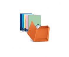 Favini A50D434 Luce&Acqua Cartelline in Cartoncino 3 Lembi, green, 25 Pezzi