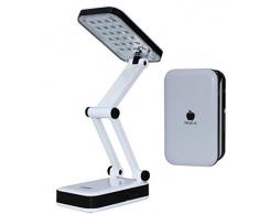 LAMPADA PIEGHEVOLE RICARICABILE CON 24 LED