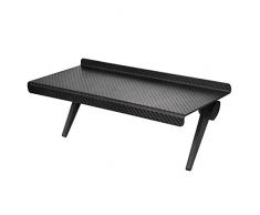 WAITLOVER Schermo TV Top Mensola Rack Holder Monitor Computer Schermo Desktop Top Scaffale Home Storage Rack TV Buddy Office Organizer