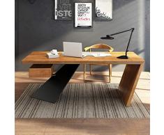 RLIRLI Creativo Scrivania in Legno Massello Scrivania Semplice Scrivania E Combinazione Sedia Scrivania Domestica Creativa con Cassetto