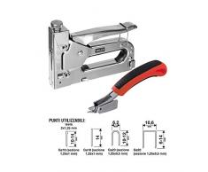 Valex 1455642 Puntatrice Chiodatrice Manuale 41 Plus con punti e levapunti