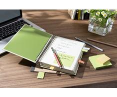 Post-it Brand 91413 Foglietti Adesivi, Torre da 16 Blocchetti, Carta Riciclata al 100%, 76 mm x 76 mm