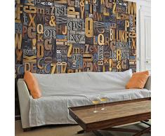 Carte da parati PURO - Tre colori da scegliere - carte da parati realistiche - 10m della carta da parati senza ripetere il motivo - Il fotomurale di fliselina - HIT - Il pannello decorativo - Il La foto sulla parete nelle dimensioni