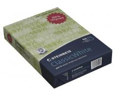 Steinbeis - Carta riciclata bianca, formato A4