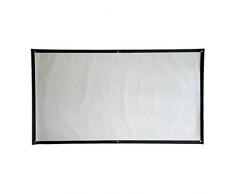 Widescreen Video 72 4:3 - Schermo a pieghe Proiettore portatile Proiettori pieghevoli Cph50-nema6-50-l23, bianco, Taglia unica