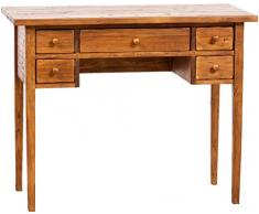 Biscottini Scrittoio Vintage 100x148x80 cm | Scrittoio Antico in Legno | Scrivanie Classiche