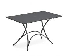 Tavolo Pigalle Rettangolare Pieghevole cm. 118 x 76 Art. 903 Colore Ferro Antico 22