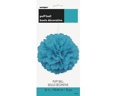 Partito enico 40 centimetri di carta velina Pom Pom Decor Party (verde acqua)