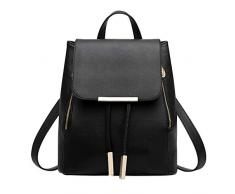 Pahajim Zaino Donna Elegante Borsa Zainetto Donna Antifurto Impermeabile Moderno Piccolo Leggero e Portatile Adatto per Uscire Zaini in Pelle PU Adatto per Viaggi Shopping e Ufficio