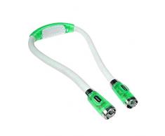 Eizur Portatile Flessibile Lettura Luce Mani libere Regolabile Lettura Del Collo LED Camping Lavoro Lampada Torcia Lampade da scrivania Verde