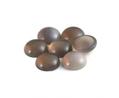 MRXFN Cristallo Grezzo 10 pz/Lotto Pietra Naturale Cabochon for Fai da Te Anello Orecchino Braccialetto Collana Fare Gioielli Decorazione Scrivania A Casa (Color : Gray Agate, Size : 2.36in)