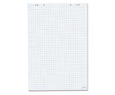 Herlitz - Carta riciclata a quadretti per lavagna a fogli mobili, 68 x 99 cm, confezione da 5 pezzi