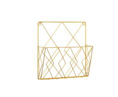 DEPILA Cartella Tascabile Riviste da Parete in Metallo Scaffale portaoggetti for giornali for Home Office Libri Giornali File Cartella Desktop Espositore da Tavolo Scaffale (Color : B)