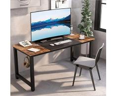 Produce Shop Scrivania ufficio design industriale metallo supporto cuffie 160x60 Stuttgart