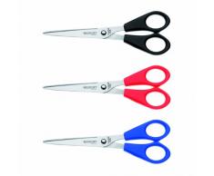Westcott E-31031 00 Set di forbici da ufficio con 3 pezzi, 15 cm, blu/rosso/nero