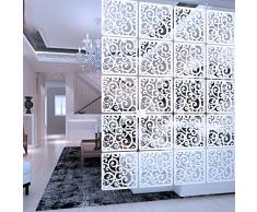 Y-Step Pannello, divisorio, paravento, da appendere, per casa, hotel, ufficio, bar, decorazione, 12 pezzi Pattern C