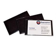 Porta etichette magnetico per scaffalature, Dimensioni: 10cm x 6cm - 10 pezzi, Buste e tasche magnetiche