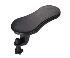 Computer Bracciolo, Yizhet Bracciolo Poggiapolsi per Computer, Estensore Ergonomico del Riposo del Polso del PC Regolabile Scrivania per Computer Bracciolo Extender, per Casa Ufficio (Nero)