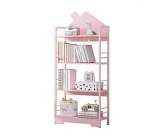 Librerie Scaffale Per Scaffali Con Struttura In Acciaio Scaffali Per Scaffali Libreria Multistrato Soggiorno Camera Da Letto Home Office Scaffale Portaoggetti Libreria Scaffale per Libri ( Size : 4 Ti