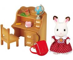 Sylvanian Family 2204 - Sorella coniglio cioccolato con scrivania
