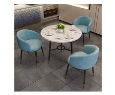 Tavolo da Sala conferenze Moderno Tavolino da caffè da Ufficio Tavolino da ricevimento e sedie Set Soggiorno Moderno per la casa Display Creativo Set da 4 Pezzi Sala riunioni per Ufficio Area Lounge