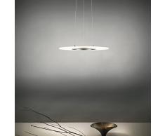 KJLARS 36W tondo LED dimmerabili lampada a sospensione design lampadario moderni lampada da ufficio , Materiale-Acrilico lampada di pannello in tessuto per la lampada ufficio appendere, tavolo da pranzo per appendere lampada, ufficio,studio,soggiorno