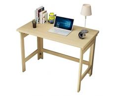 Zhangmeiren Legno Massello Pieghevole Scrivania Studente Scrivania del Computer Scrivania Scrivania Semplice Scrivania A Casa for Bambini (Color : A, Size : S)