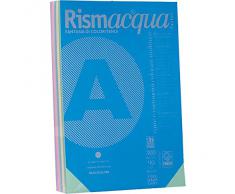 Favini A69X524 Rismacquaa4 Cartoncino, 200 g/Mq, Assortiti 5 Colori