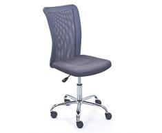 Links - Color A18 - Sedia ufficio. Dim: 43x56x88 h cm. Col: Grigio. Mat: Poliestere, Poliuretano.