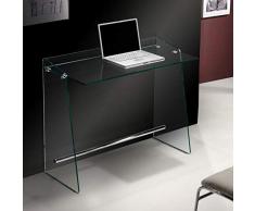 Dabudae Fae Scrivania in vetro temperato 100 cm