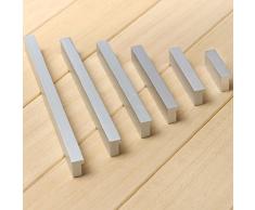 Maniglie per mobili in alluminio, per cucina, cassetti, porte, armadi, a casa e in ufficio, oggetto di arredamento