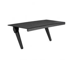 Fenteer Regolabile Mensola Superiore Dello Schermo Del Monitor Del Computer Schermo del Desktop Top Shelf TV Organizer Home Office Scaffale Rack di Stoccaggio - Nero