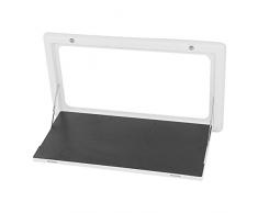 Shanrya Tavolo Pieghevole per Camper, scrivania Pieghevole salvaspazio Bianco per Camper per Case mobili per Camper