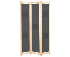 Festnight Divisorio Separè Paravento 3 Pannelli Separe Paravento 120x170x4 cm Paravento Separé Privacy Stanza per Arredo Casa