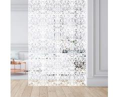 12 Pannello Divisorio, Pannelli Divisori Da Appendere In Pvc Con Fiore Di Farfalla per Hotel (Bianco)