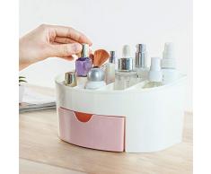 TREESTAR Portatrucchi Make Up Cosmetic Organizer con cassetti Multifunzione Scatola Organizzatore Trucco Cassettiera Forniture per Scrivania Organizzatori Porta Trucco, Portagioie, Salvaspazio