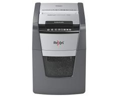 REXEL Optimum Auto Feed+, Distruggidocumenti Automatico, 100 Fogli, Taglio a Frammento, Sicurezza P-4, per la Casa e per l’Ufficio, Capacità 34 Litri, Cestino Removibile, 2020100X